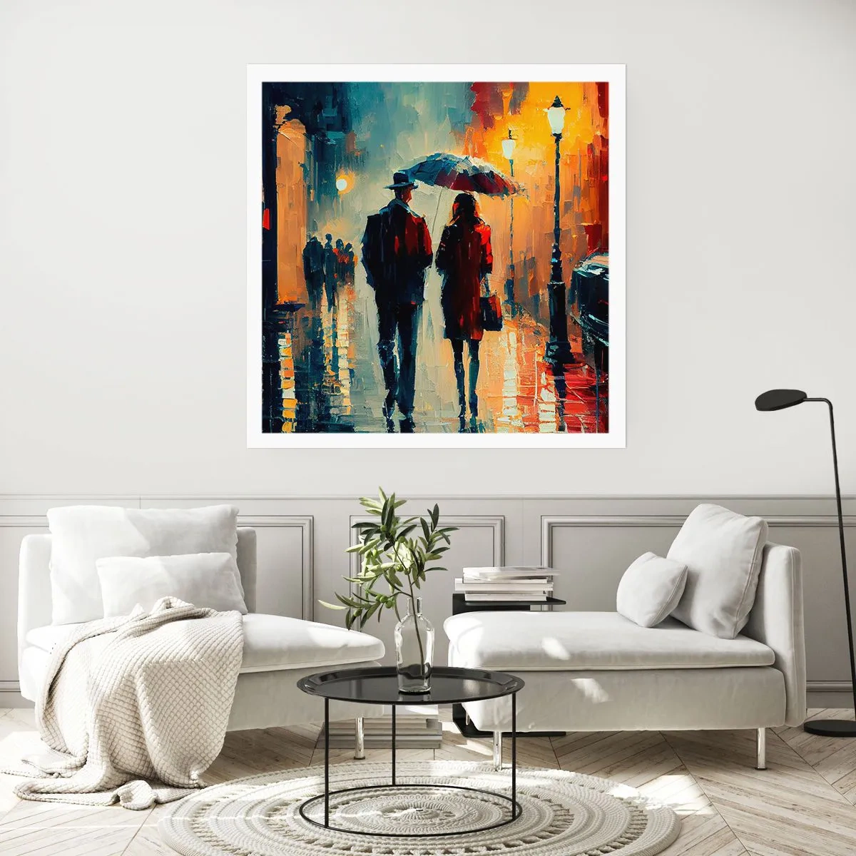 Poster - Stedelijk love strory - 60x60 cm