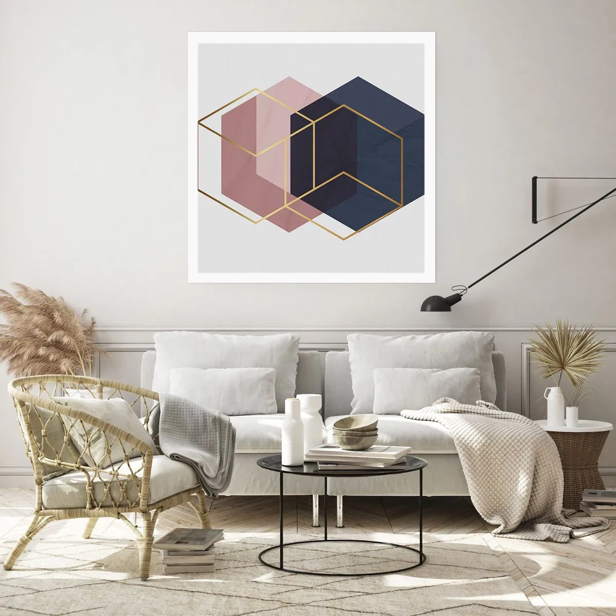 Poster - De kracht van eenvoud - 40x40 cm