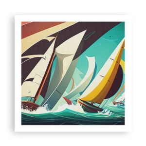 Poster - Met elementen als een broer - 60x60 cm