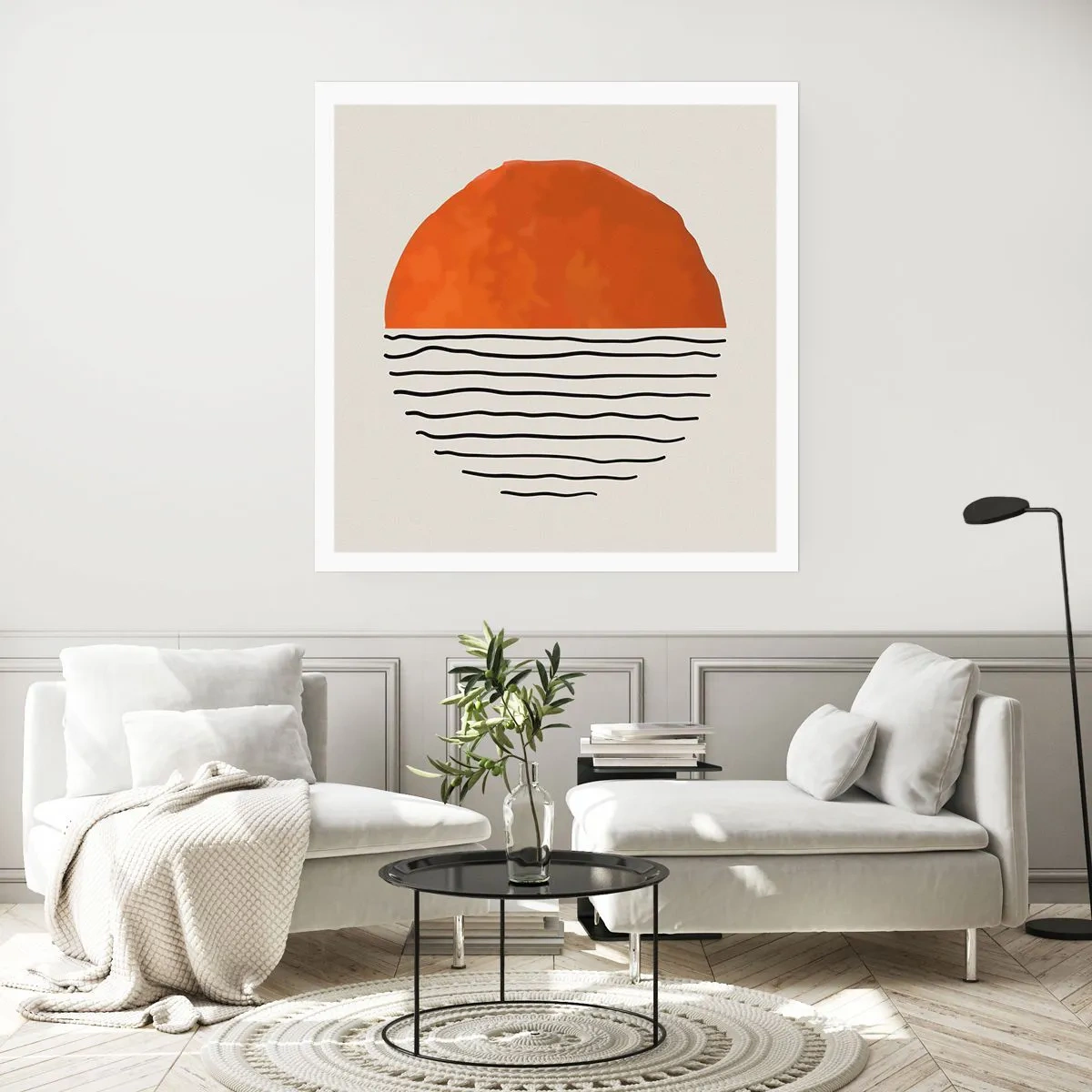 Poster - In het Japanse klimaat - 30x30 cm