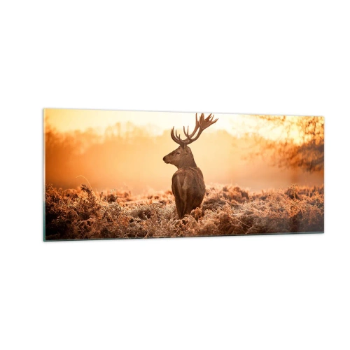 Schilderen op glas - Heer van het landgoed - 100x40 cm