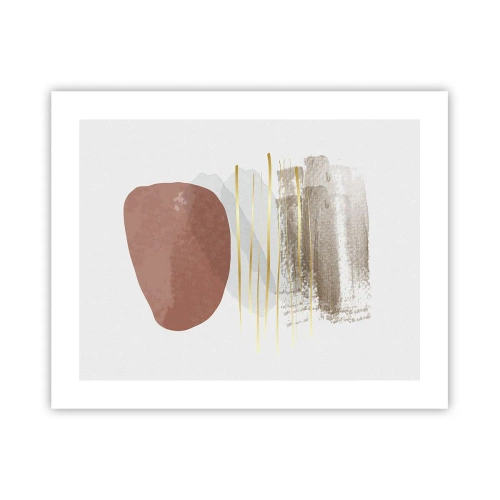 Poster - Abstracte zuilengalerij - 50x40 cm