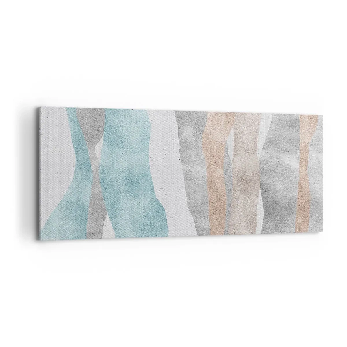 Schilderen op canvas - Een studie van nabijheid - 100x40 cm