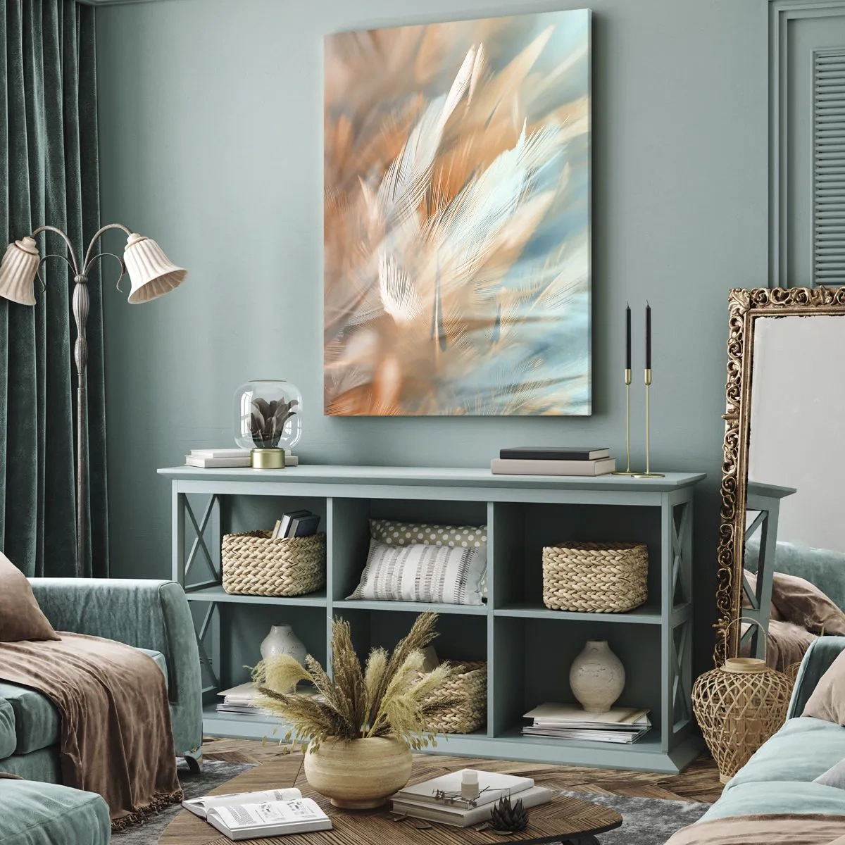 Schilderen op canvas - In het land van zachtheid - 70x100 cm