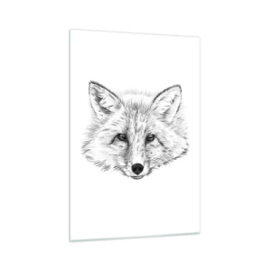 Schilderen op glas - Kunnen deze ogen liegen? - 70x100 cm