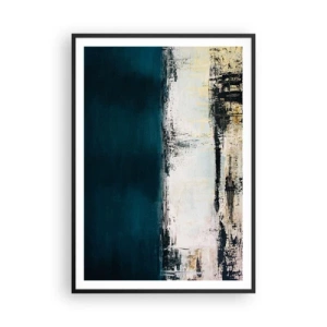 Poster in een zwarte lijst - Horizontale compositie - 70x100 cm