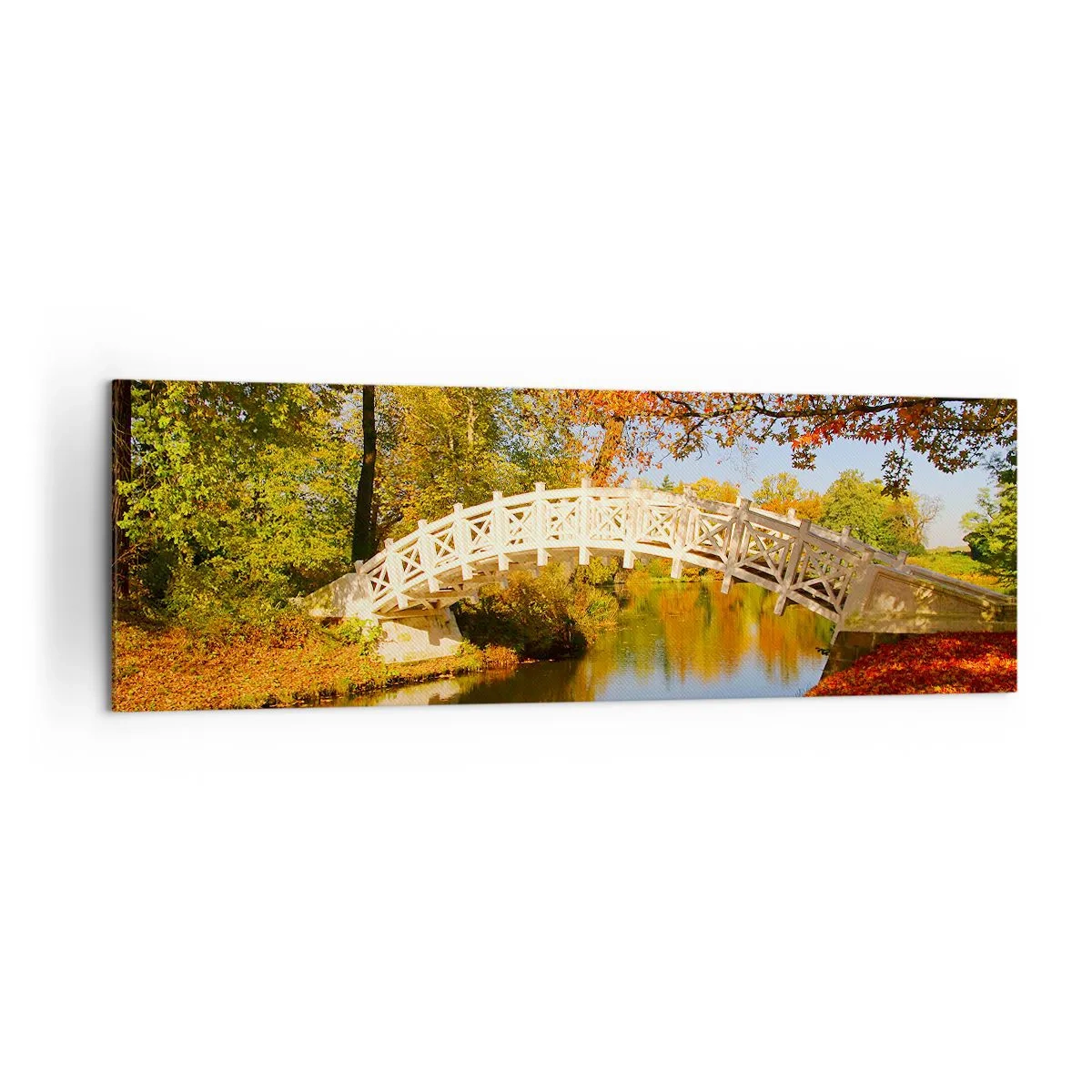 Schilderen op canvas - Op de witte brug der zuchten - 160x50 cm