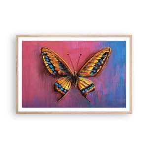 Een poster in een licht eiken lijst - Een juweel van de natuur - 91x61 cm