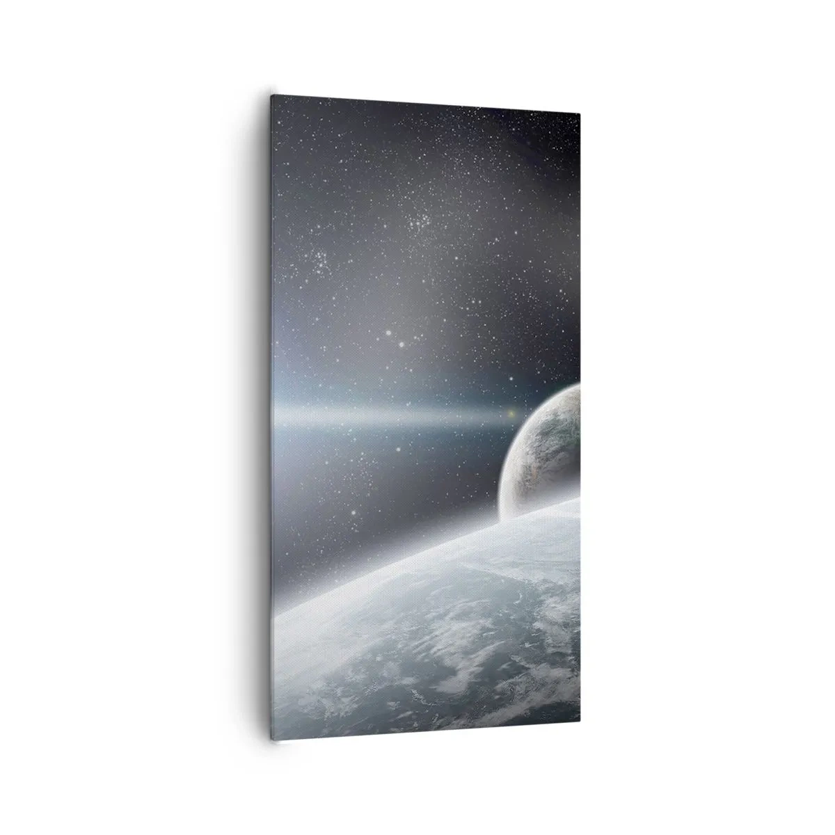 Schilderen op canvas - Kosmische muziek van de sferen - 65x120 cm