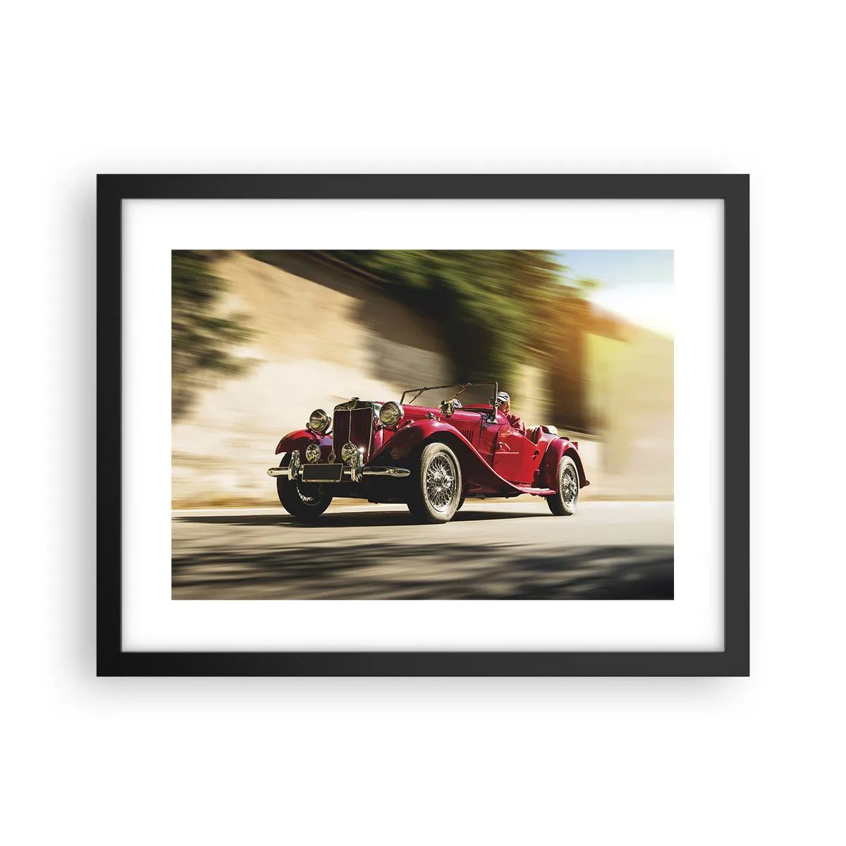 Poster in een zwarte lijst - Mooier dan Nike van Samothrace - 40x30 cm