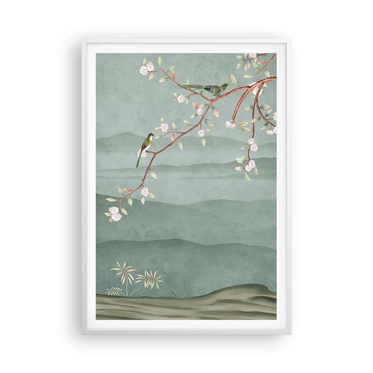 Poster in een witte lijst - Lente, oh jij bent het - 70x100 cm