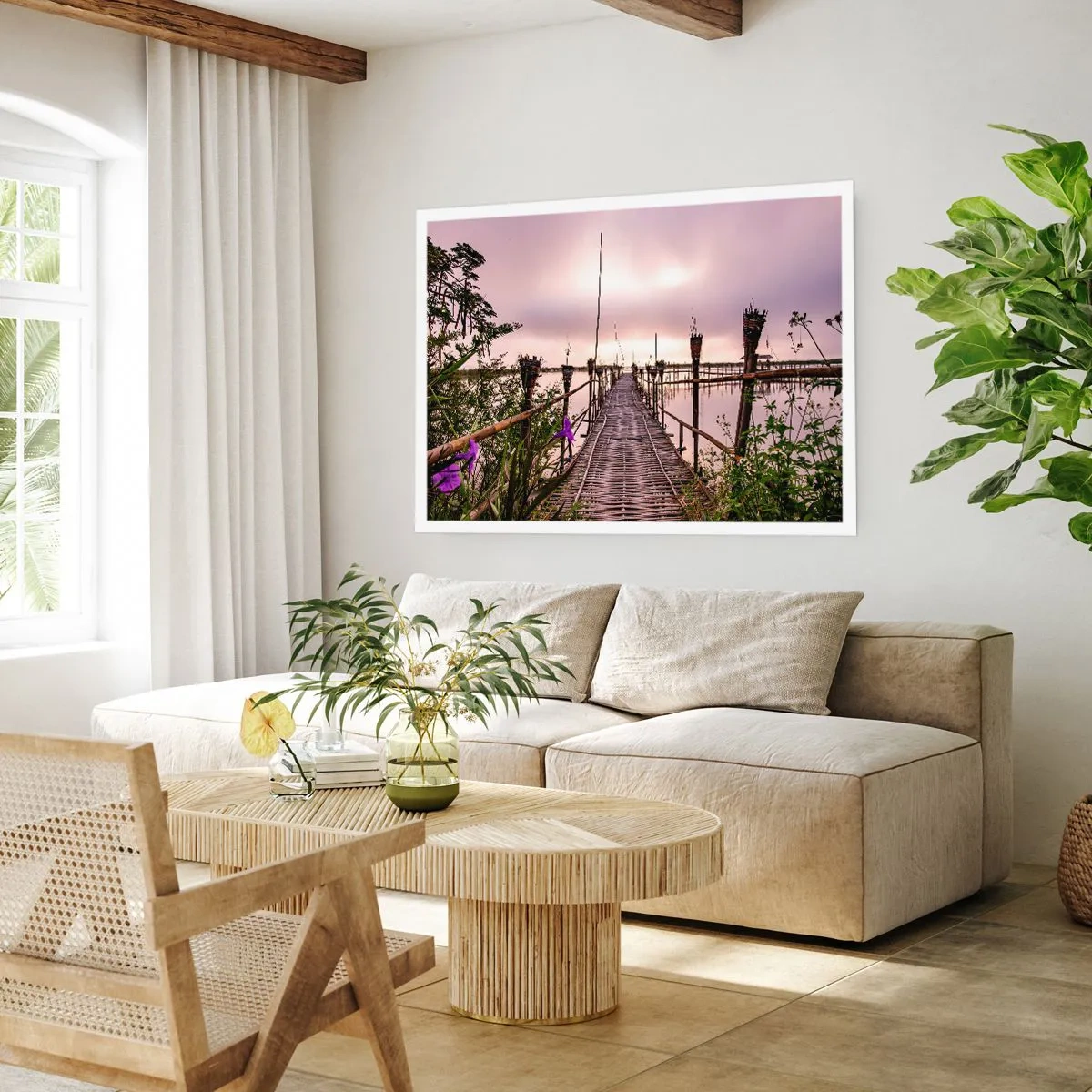 Poster - Rust en stilte van Azië - 100x70 cm