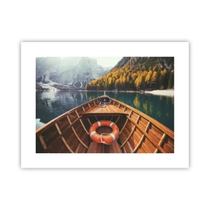 Poster - Bergtocht - 40x30 cm