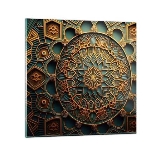 Schilderen op glas - In Arabische sfeer - 70x70 cm