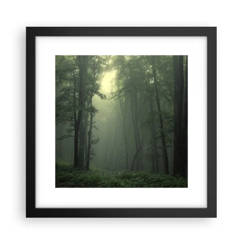 Poster in een zwarte lijst - Voordat hij wakker wordt - 30x30 cm