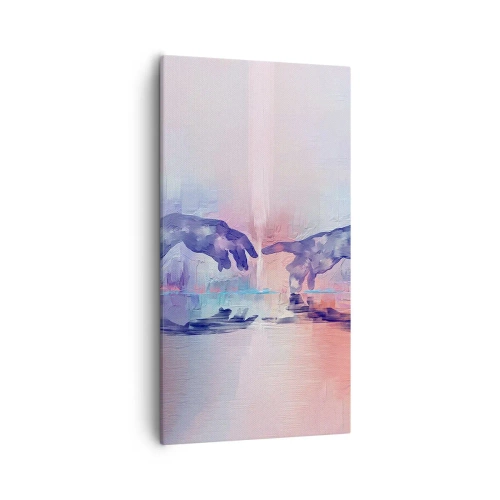 Schilderen op canvas - Goddelijke levensvonk - 55x100 cm