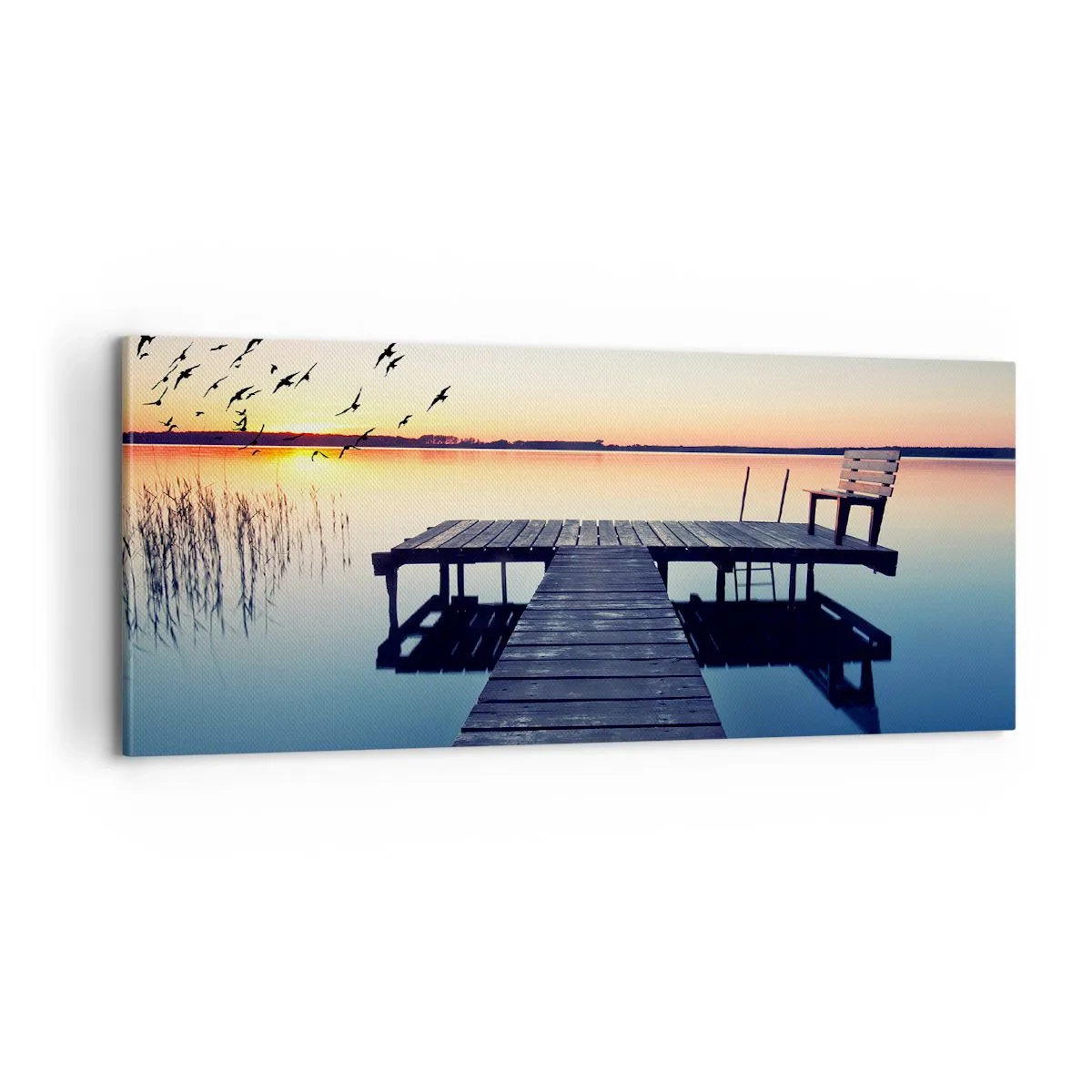Schilderen op canvas - Dat was een goede dag - 100x40 cm