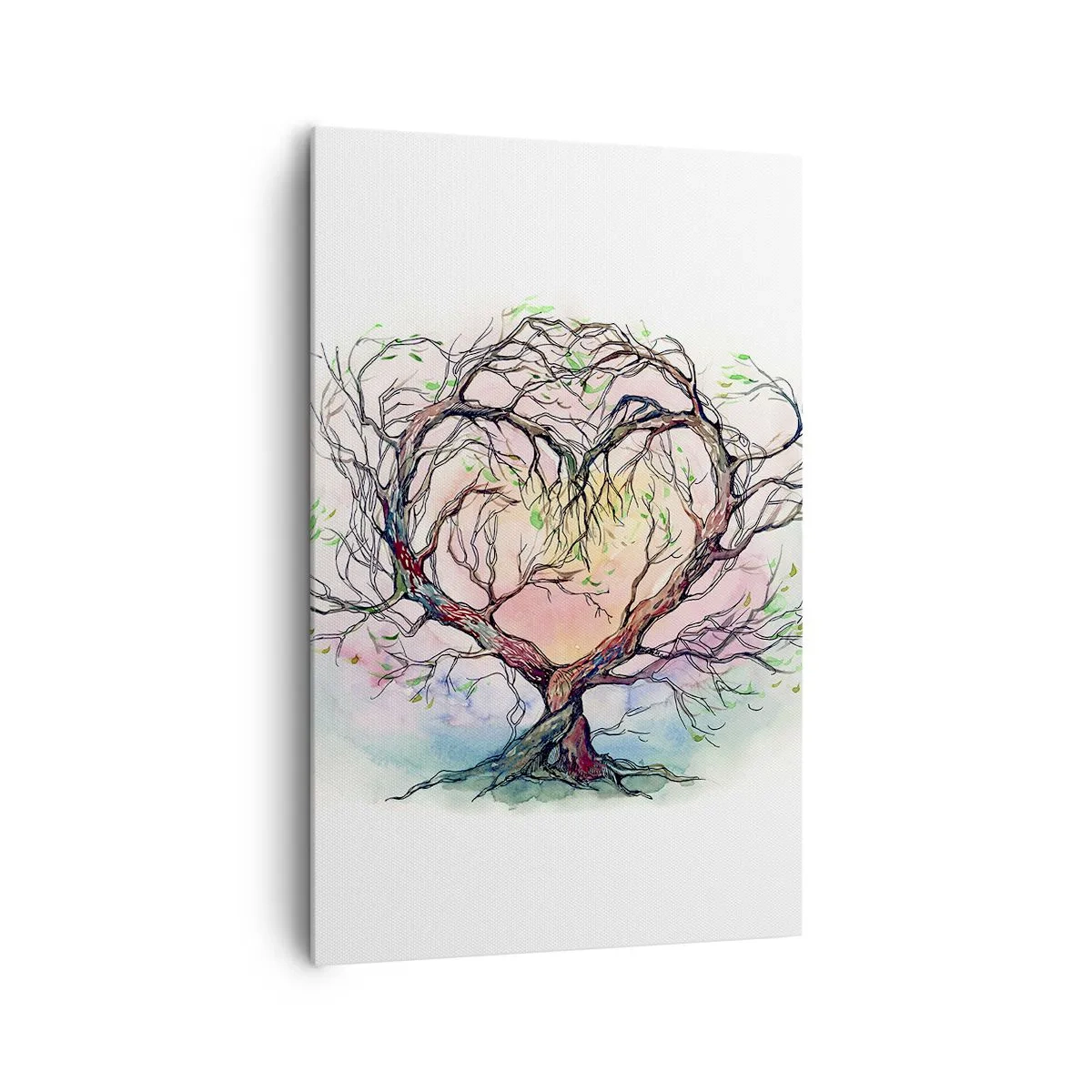 Schilderen op canvas - Samen tegen de stormen - 80x120 cm