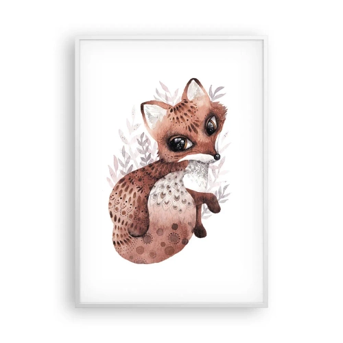 Poster in een witte lijst - Houd er gewoon van - 70x100 cm