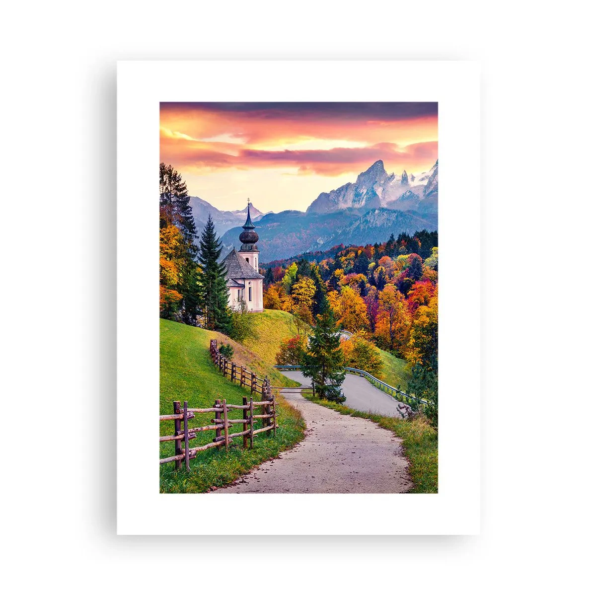 Poster - Landschap zoals geschilderd - 30x40 cm