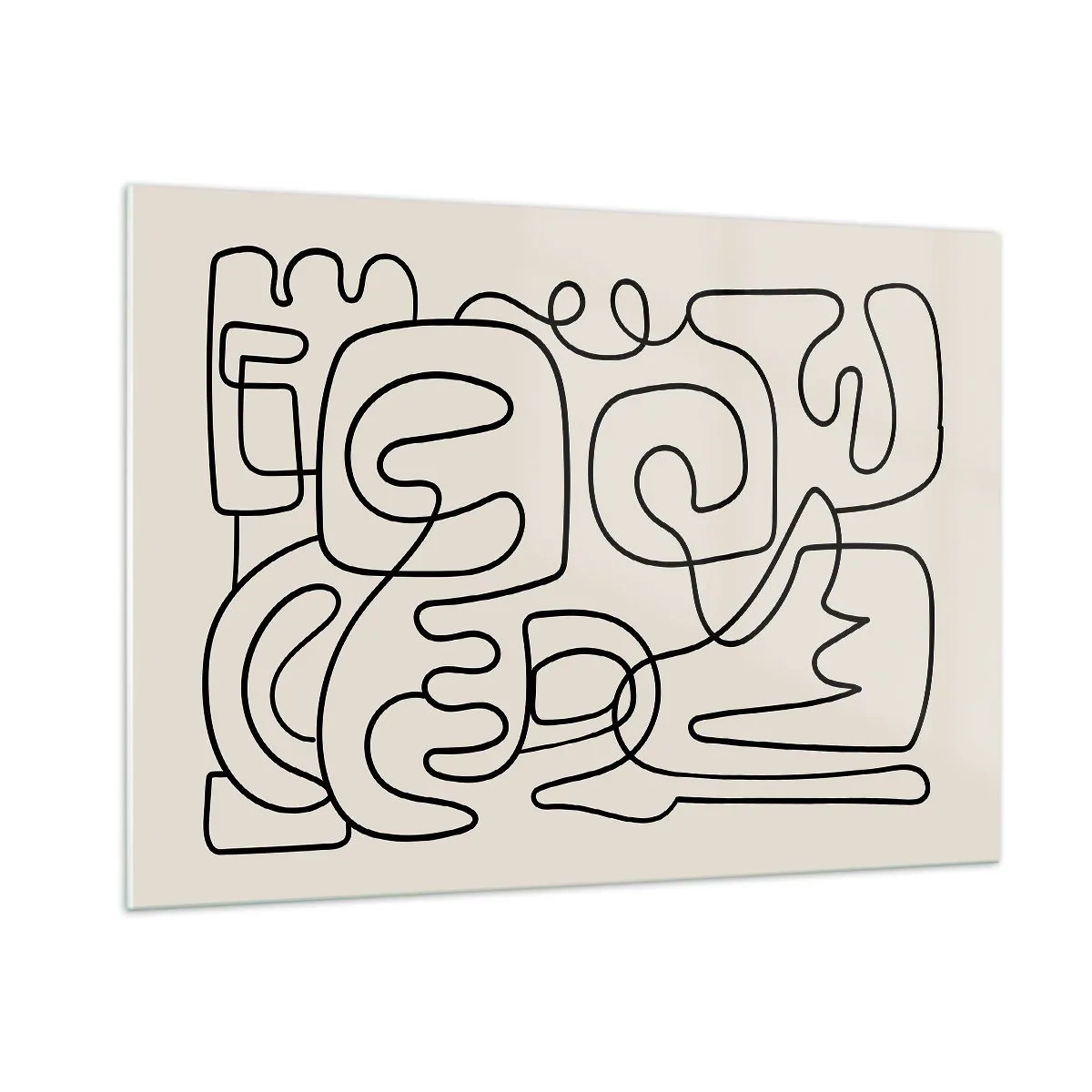 Schilderen op glas - Volg het pad - 100x70 cm