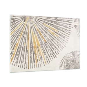 Schilderen op glas - De schoonheid van de straal - 100x70 cm