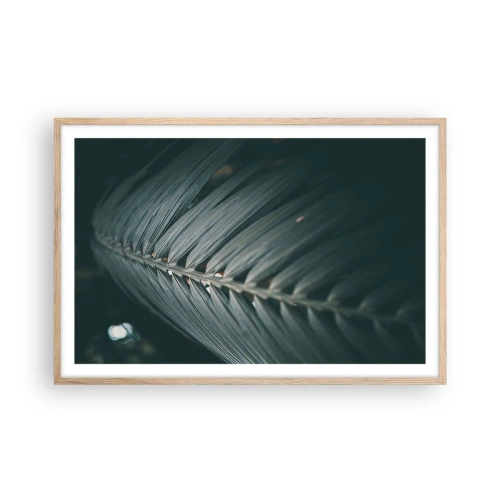 Een poster in een licht eiken lijst - De precisie van de natuur - 91x61 cm