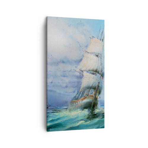Schilderen op canvas - Goede wind - 45x80 cm
