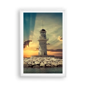 Poster in een witte lijst - Licht - Goed - Schoonheid - 61x91 cm