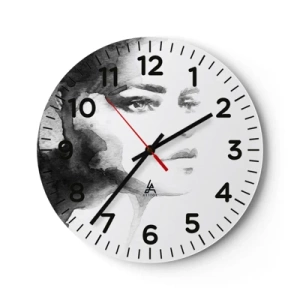 Wandklok - Klok - Gemaakt van mysterie en mist - 30x30 cm