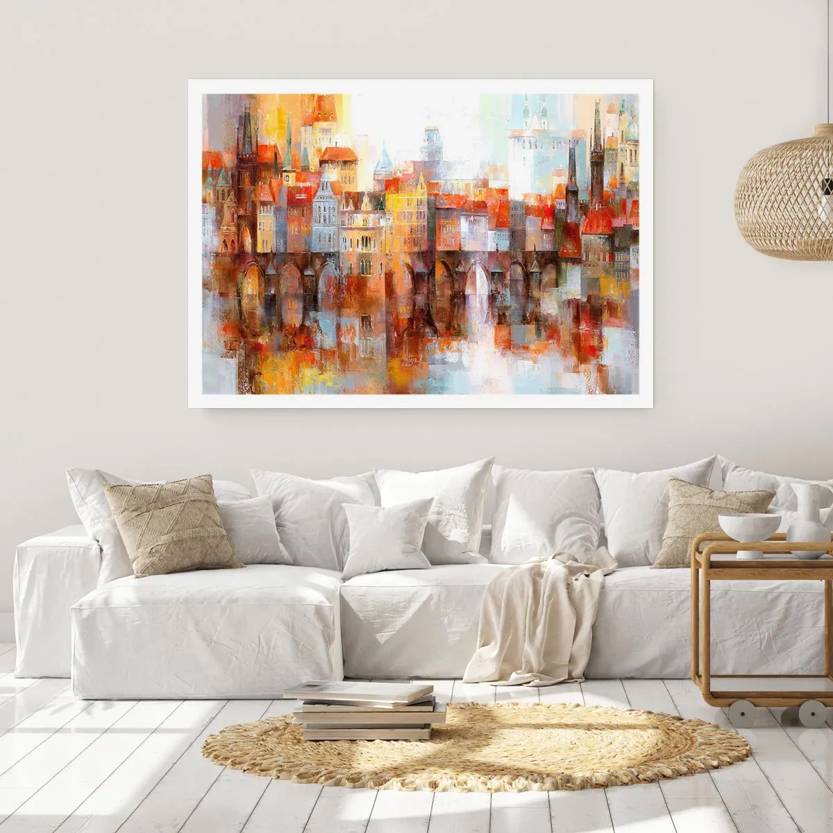 Poster - Ook onder de brug is het mooi - 50x40 cm