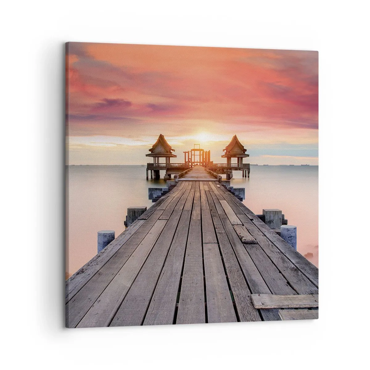 Schilderen op canvas - West in het Oosten - 50x50 cm