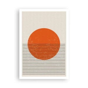 Poster - Altijd de zon - 70x100 cm