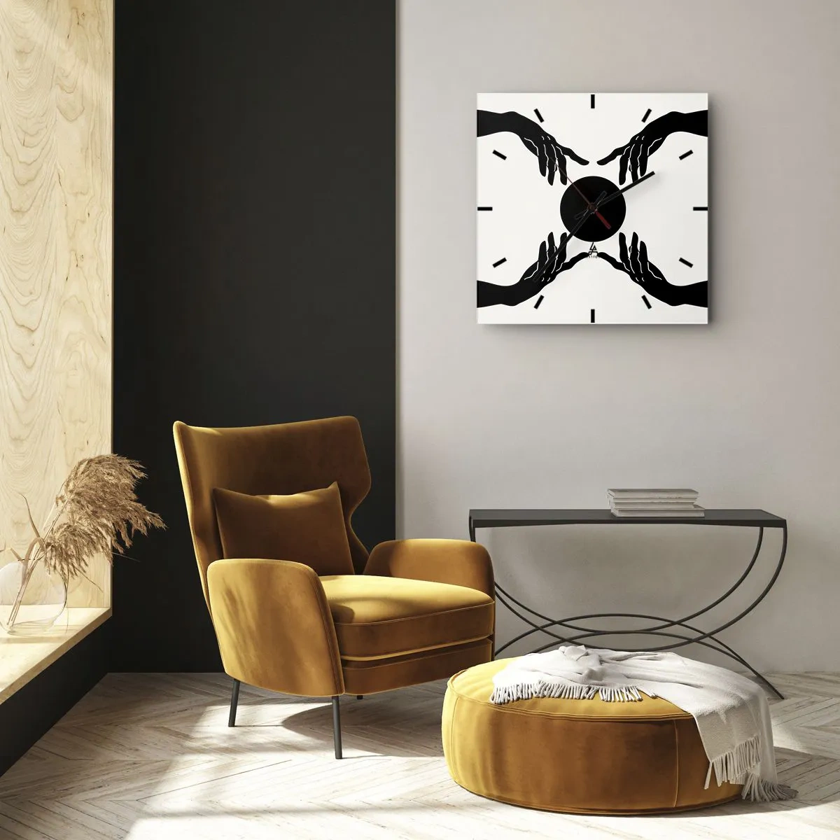 Wandklok - Klok - Geheim teken - 30x30 cm