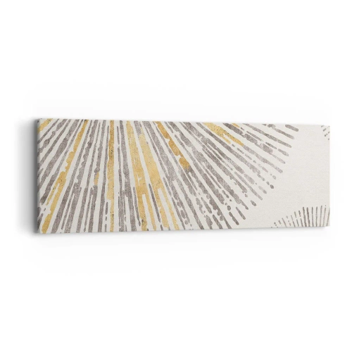 Schilderen op canvas - De schoonheid van de straal - 90x30 cm
