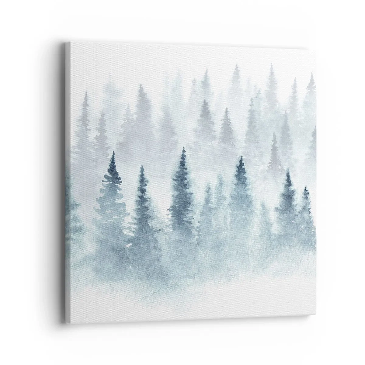 Schilderen op canvas - Gehuld in mist - 40x40 cm