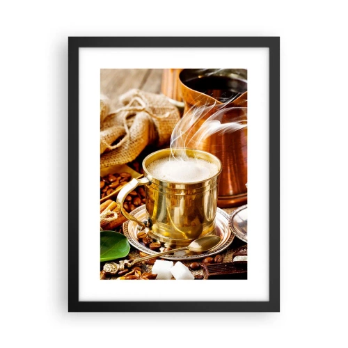 Poster in een zwarte lijst - Prettige dag! - 30x40 cm