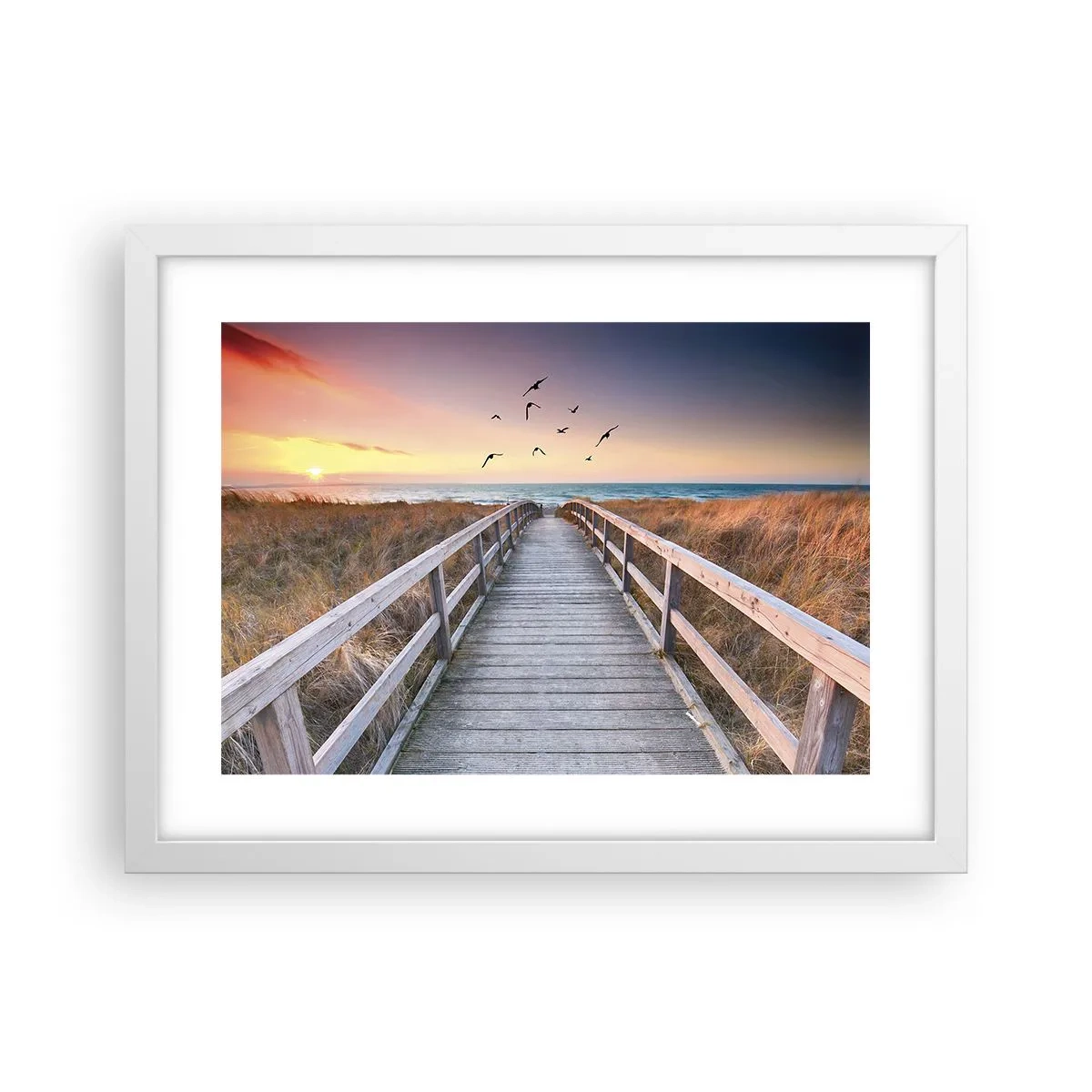 Poster in een witte lijst - De ruimte voor opvliegen - 40x30 cm