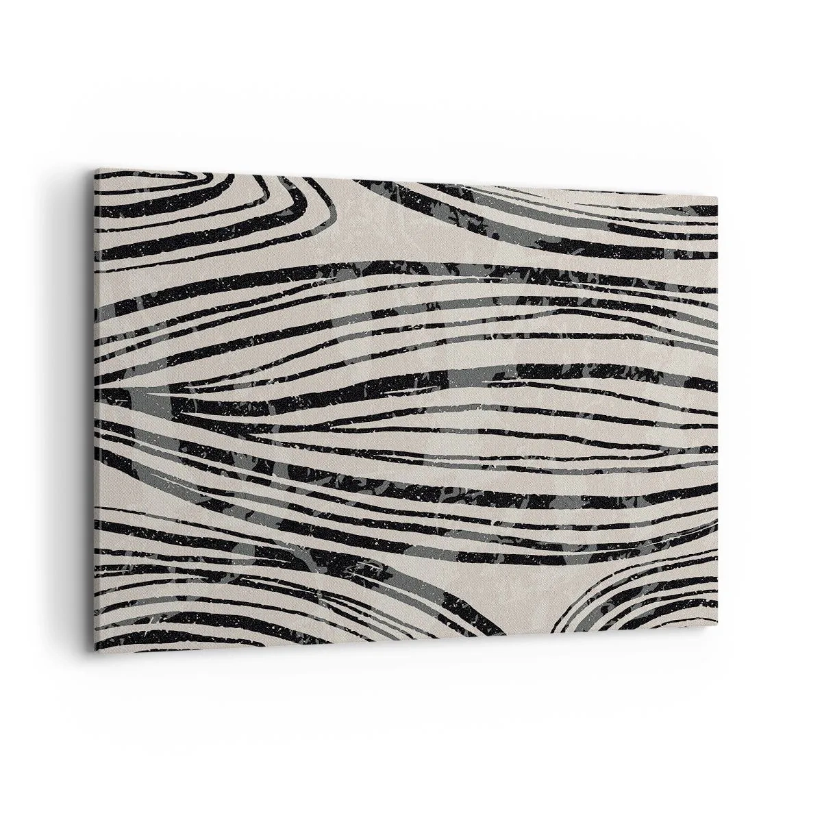 Schilderen op canvas - Lijnoverstromingsvlakte - 100x70 cm