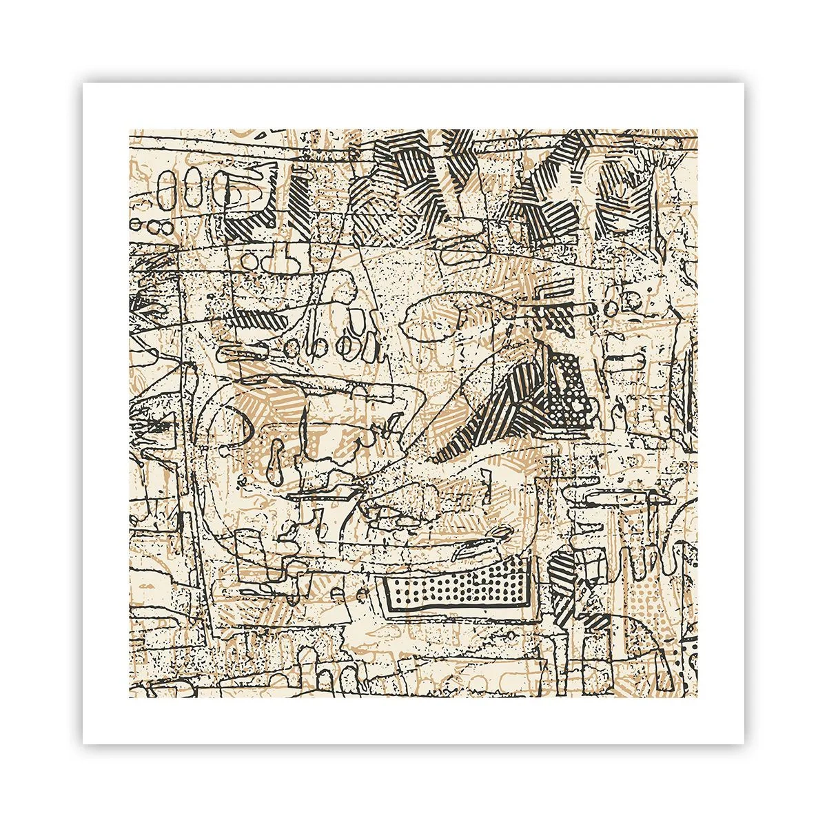 Poster - Het wacht om te worden gedecodeerd - 50x50 cm