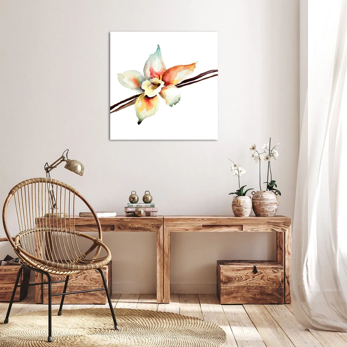 Schilderen op canvas - Zoetheid gemorst met verf - 40x40 cm