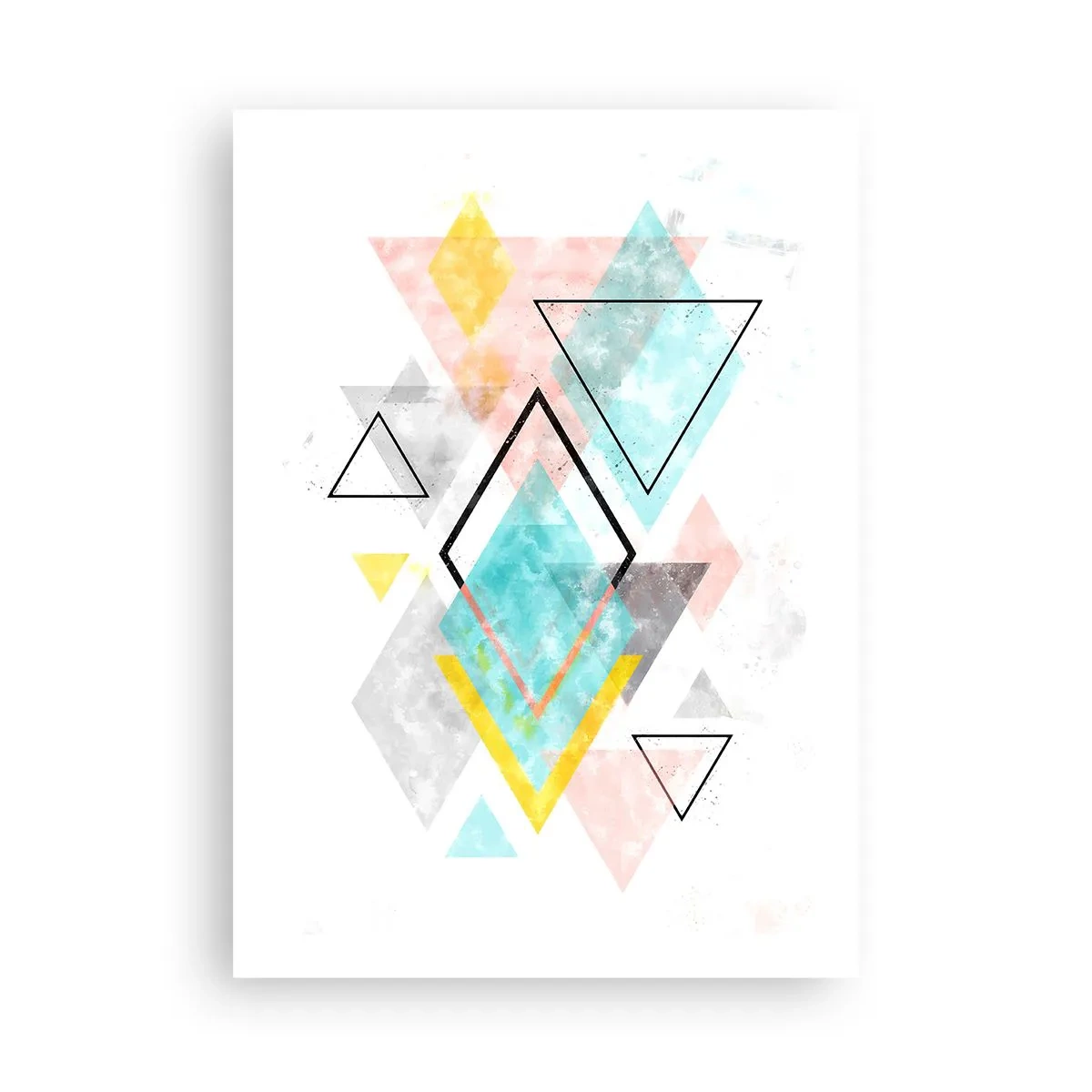 Poster - Geometrisch spel - 50x70 cm