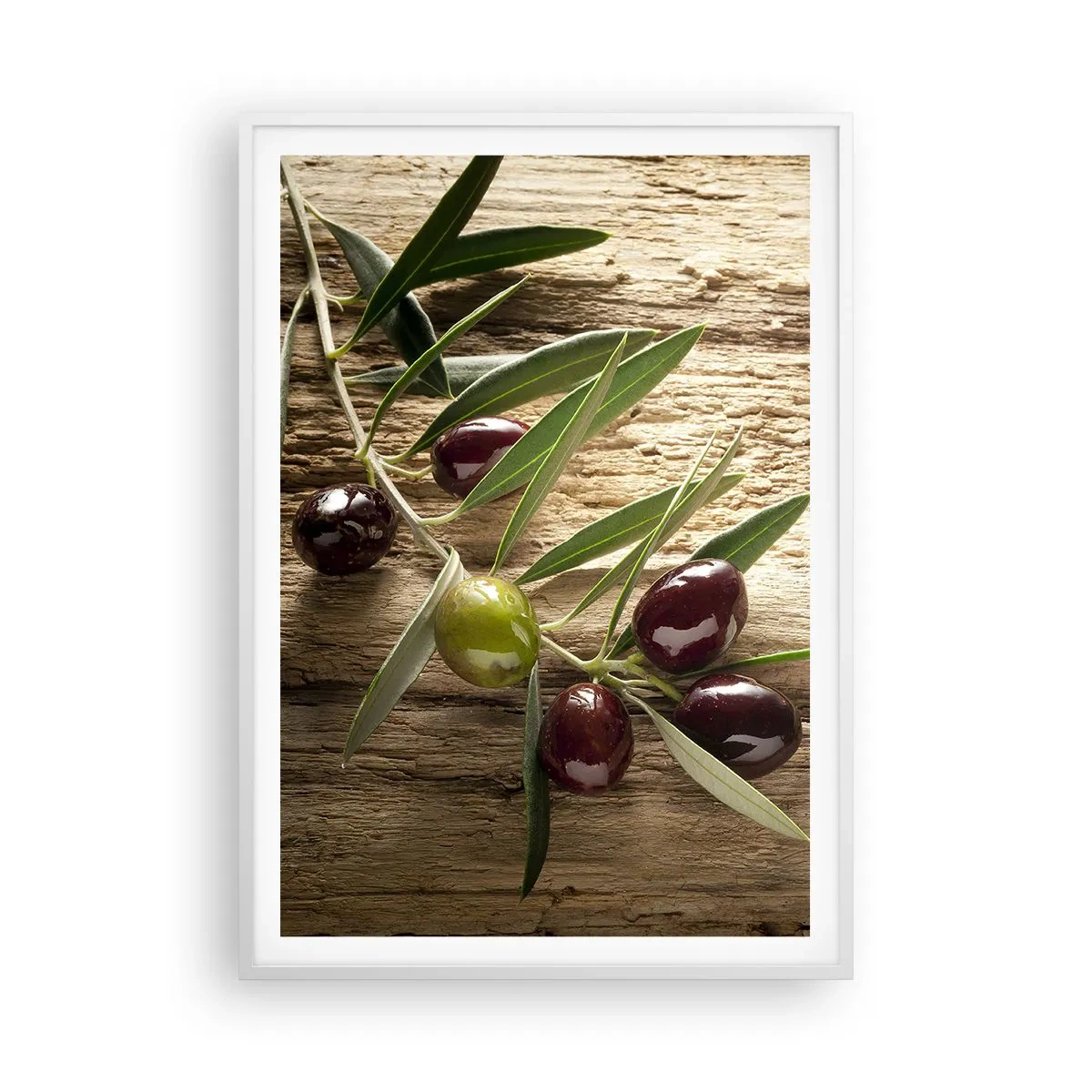 Poster in een witte lijst - Rechtstreeks uit de natuur - 70x100 cm