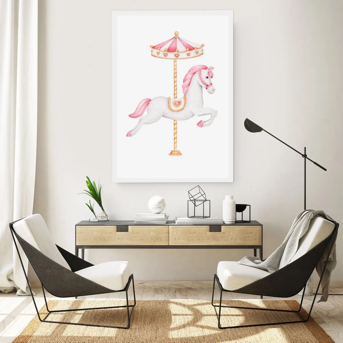 Poster - Hij raakte de grond rennend - 50x70 cm
