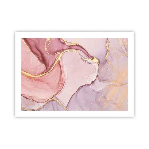 Poster - Een streling van kleuren - 70x50 cm