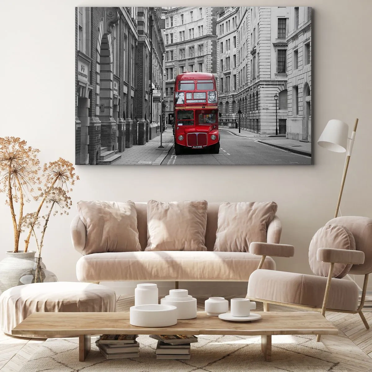 Schilderen op canvas - Het dagelijkse leven hoeft niet grijs te zijn - 100x70 cm