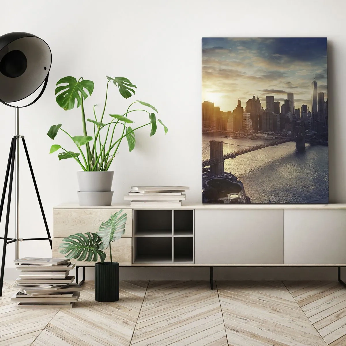 Schilderen op canvas - Westers cultuurmonument - 70x100 cm