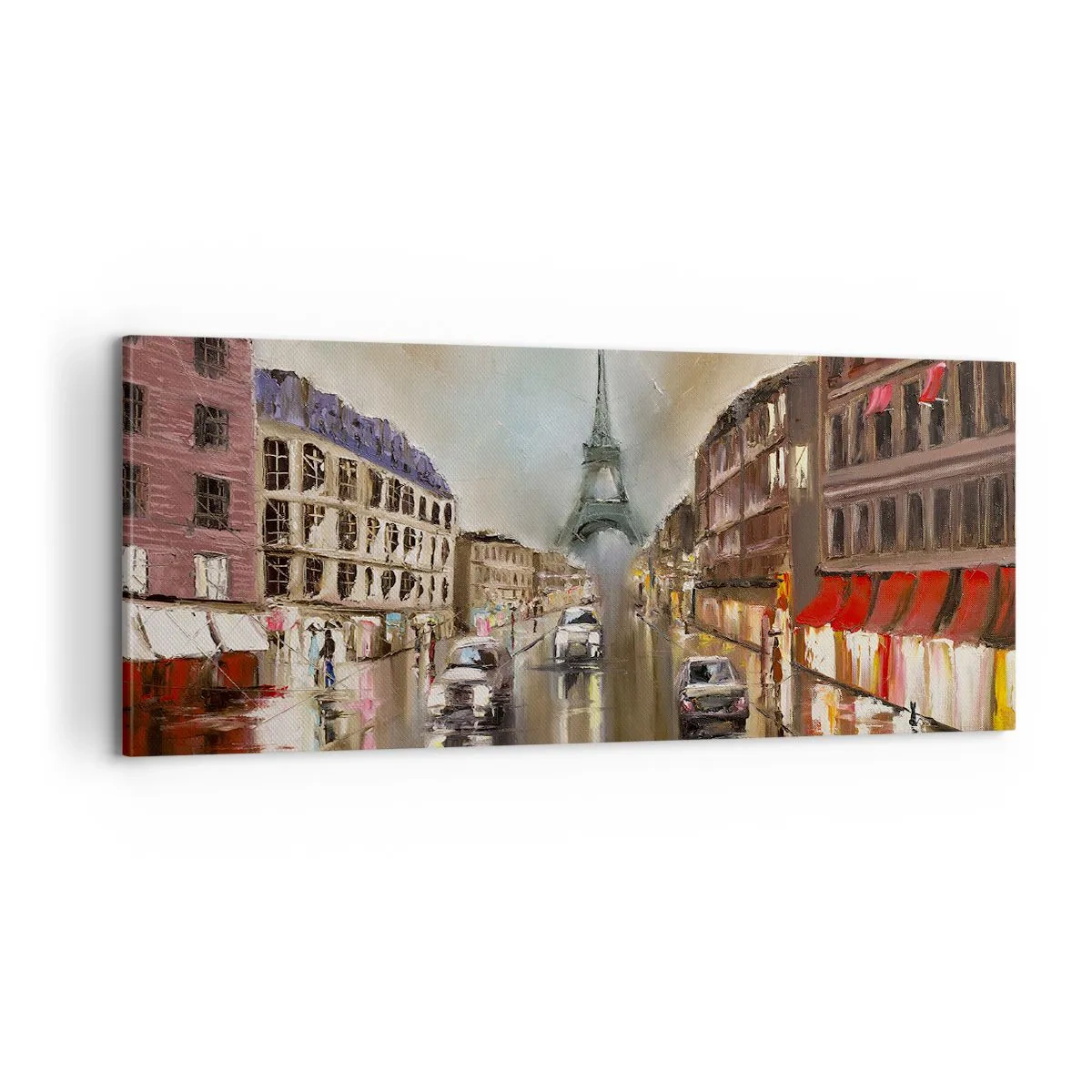 Schilderen op canvas - Alleen zij doet ertoe - 100x40 cm