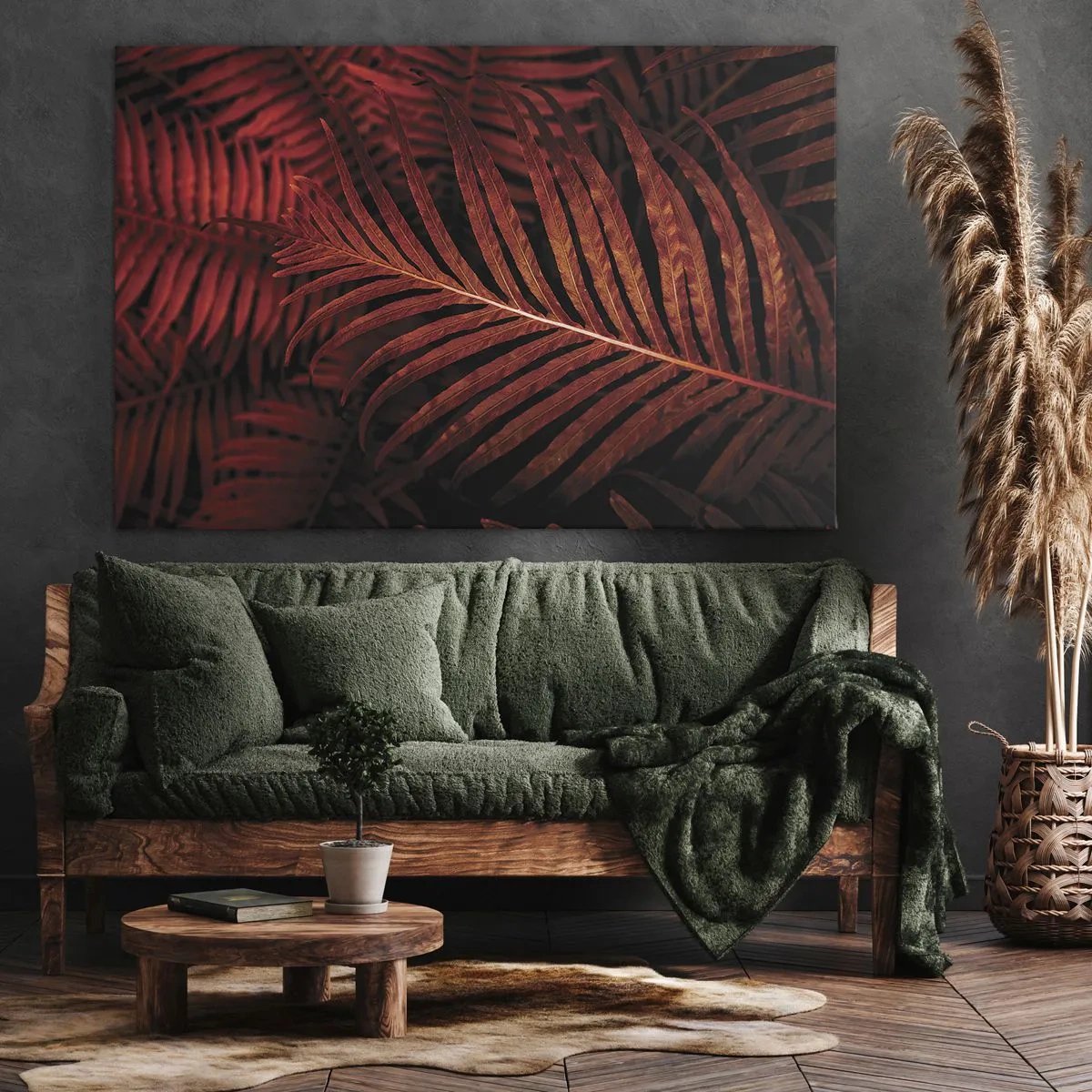 Schilderen op canvas - De hitte van het leven - 120x80 cm