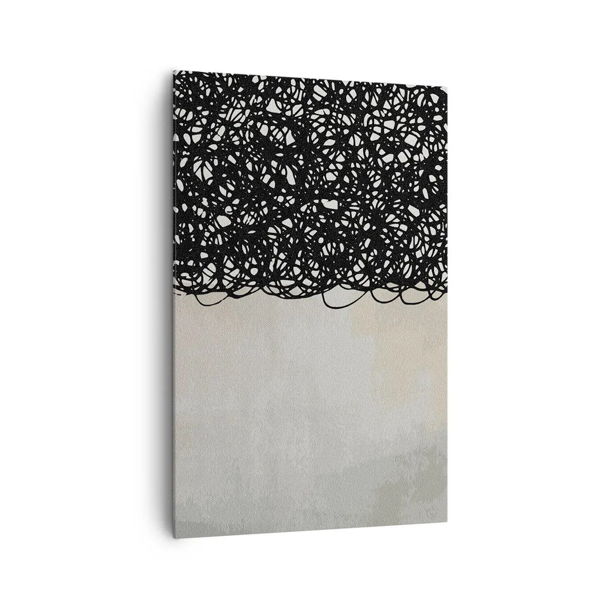 Schilderen op canvas - Turbulente abstractie - 80x120 cm